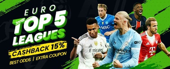 15% Cashback on All Bets